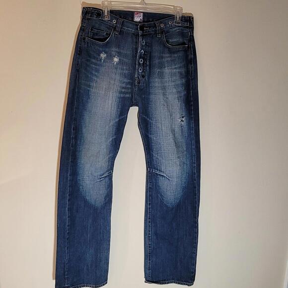 Prps/Purpose Mens Distressed Japanese Jeans Size 32